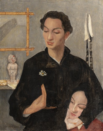 Le poète David Knut et sa femme